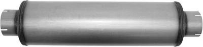Diesel  Performance Stainless Steel Round  Muffler  Reversible   XS2772 4"IN/OUT - Image 1 of 4