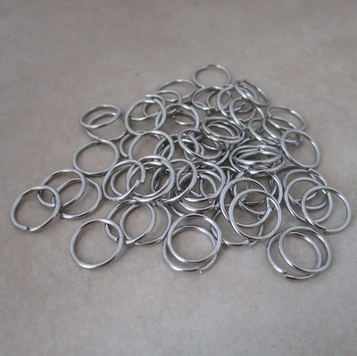200 stainless steel 10mm jump rings 18 gauge hypoallergenic - Image 1 of 4