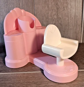 Vintage 1994 Mattel Barbie Blow Dryer and Chair Stand - Picture 1 of 10