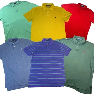 6 Stück Polo Ralph Lauren Herren Large klassisches Kurzarm Poloshirt Baumwolle - Bild 1 von 23