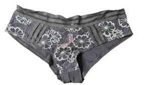 Victoria's Secret Pink Cheekster Höschen Damen Medium Spitze Blumenmuster extra niedriger Bund - Bild 1 von 3