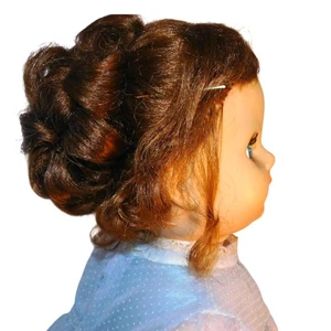 22 Zoll Vintage Lauflernpuppe von Eegee schönes Vintage Kleid - Bild 1 von 10