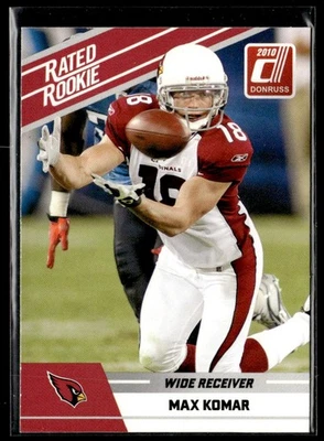 2010 Donruss Rated Rookies Max Komar HSC - Image 1 of 2