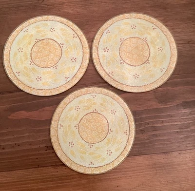 TARA TEMPTATIONS 3 件套旧世界黄色玻璃三件套温度 — 第 1/4 张图片