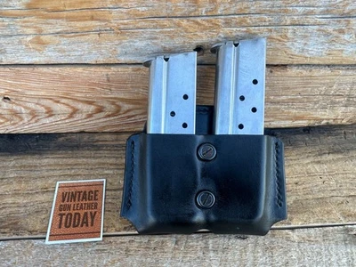Vintage Ernie Hill Open Competition Top Black Magazine Carrier For Colt .45 1911 - Image 1 of 3