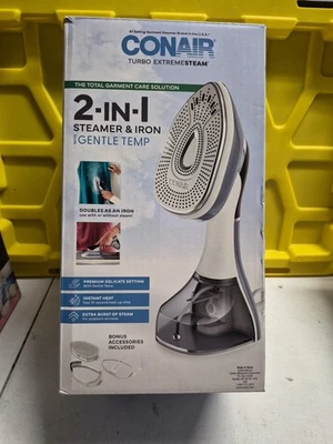 Conair 2-in-1 Steamer & Iron with Gentle Temp