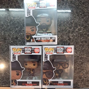 3x Funko Pop Vinyl Rocks - Run DMC & Jam Master Jay 199, 200, 201 - box fresh! - Imagen 1 de 9