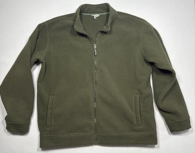 Chaqueta polar Orvis Sherpa para hombre - XXL - verde oliva cremallera completa suave logotipo INCREÍBLE Foto 1 de 4