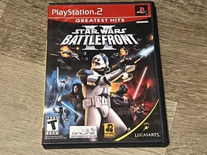 Star Wars Battlefront II PlayStation 2 PS2 Completo CIB Auténtico Disco Limpio - Imagen 1 de 3