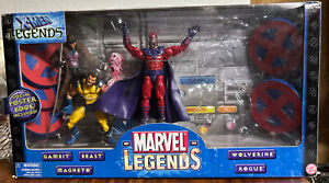 Marvel Legends X-Men Legends 5 Pack Box Set TOYBIZ 2003 Wolverine Gambit Magneto