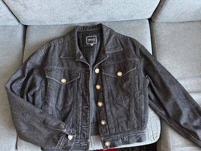 Jaqueta jeans feminina Versace tamanho G - Imagem 1 de 4