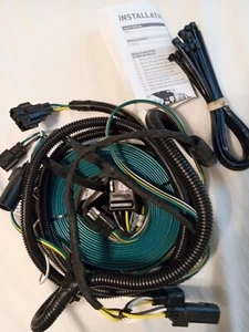 7Pin Trailer Wiring Harness Extension Connectors Truck Bed 7Way RV Wiring Plug P - Bild 1 von 4