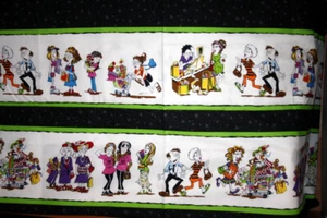 MODA QUILT CLUB FUN STRIPE - 100% COTTON FABRIC - Picture 1 of 9