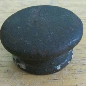 Antique Victorian Turned Wooden Drawer Pull Knob, 1 3/8 Inch - Picture 1 of 5