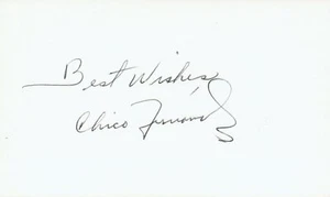 Chico Fernández 1956 Brooklyn (Dezember 2016) signed Autogramm 3x5 Karteikarte JSA COA - Bild 1 von 2