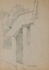 Auguste Roubille - Drawing - Pencil - Etude De Home 1