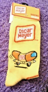 OSCAR MAYER WEINER Socks Men's Size 6-12 One Pair Novelty Socks FREE SHIPPING - Picture 1 of 1