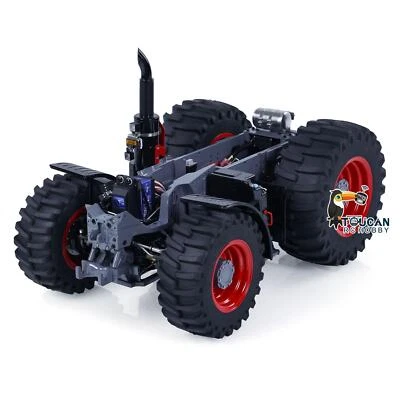 1/16 LESU Metal Chassis 4X4 Assembled Painted DIY for 1050 RC Tractor Model - Image 1 of 4