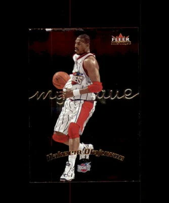 HAKEEM OLAJUWON HOUSTON ROCKETS FLEER 2000-01 MYSTIQUE #68 - Image 1 of 2