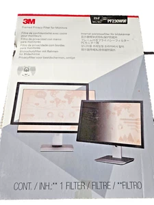 3M Framed Privacy Filter For 23.0" Widescreen Monitor PF230W9F - Picture 1 of 5