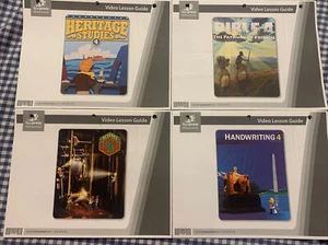 BJU grade 4 video lesson guides. FREE π¦ - Picture 1 of 2
