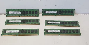 LOT OF 6 Samsung 2GB 2Rx8 PC3 - 8500R HMT125R7AFP8C 12Gb Total - Picture 1 of 3