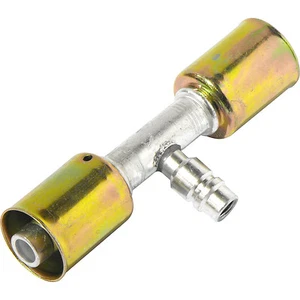 AJUSTE DE AIRE ACONDICIONADO BEADLOCK, PRENSADO EN EMPALME DE MANGUERA #12 CON PUERTO DE SERVICIO DE 13 mm BL6104-3 - Imagen 1 de 1
