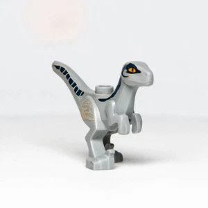 New Lego Jurassic World Light Gray Baby Raptor Minifigure - Beta - Picture 1 of 5