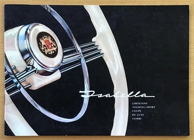 BORGWARD ISABELLA RANGE Car Sales Brochure 1961 #906.1060.6 TS Coupe DUTCH TEXT - Image 1 of 4