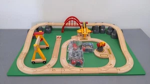 Brio Wooden Track Assembled Lay Out W/ Accessories EX - Picture 1 of 7