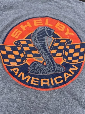 Authentic Shelby Mustang Logo XXL  Gray American Classics car culture racing - image 1 of 4