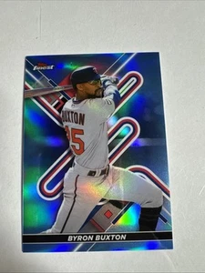 Byron Buxton 2022 Topps Finest Baseball Sky-Blue Refractor /300-Twins - Picture 1 of 6