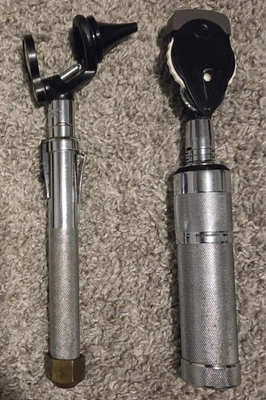 Welch Allyn отоскоп 707 подключаемая ручка 2 фары головка - Изображение 1 из 4