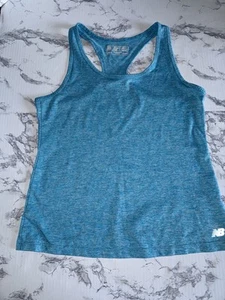 New Balance Tanktop Damen Größe Medium türkis Racerback LNC - Bild 1 von 6