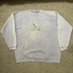 Vintage Eddie Bauer XL Sweatshirt Canadian Goose Graphic Outdoor 90s Made In USA - Picture 1 of 8