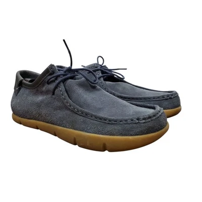 Kalso Earth Shoe Darby Sneaker Negative Heel Suede Leather Womens US 10W Dark Ta - Image 1 of 4