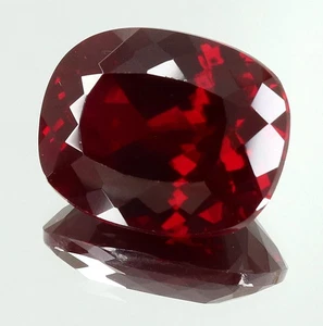 Blood Dark Red Ruby Cushion Cut Loose Natural Gemstone 6.25 Ct - Picture 1 of 6