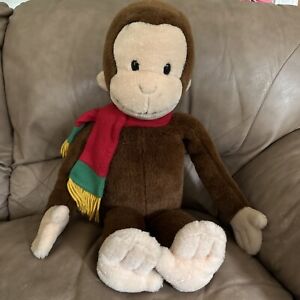 Curious George Toy Plush Stuffed Animal Macy's HMCO 26" Bon Marche Doll Monkey