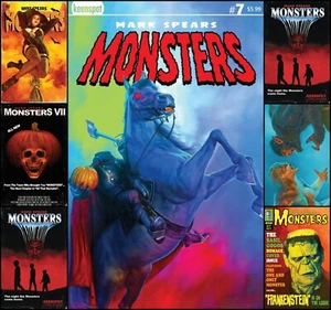 MARK SPEARS MONSTERS #7 KEENSPOT COVER PICK/SET/METAL/VARIANTS 1:50 PRESALE 9/24 - Picture 1 of 11