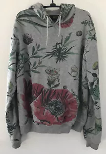 10 Deep Weed Cannabis Marijuana Floral Plant Drawstring Hoodie Sweatshirt S 46" - Picture 1 of 6