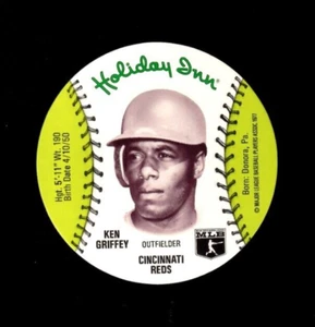 MSA Holiday Inn Discs 1977 Ken Griffey Cincinnati Reds como nuevo - Imagen 1 de 2