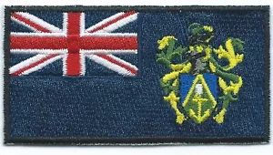 Pitcairn Island Flag Embroidered Patch Iron-on - Picture 1 of 1