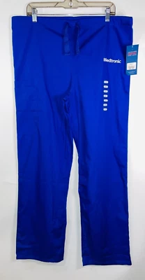 Cherokee Comfort Workwear Unisex Scrub Small Bottom Pants 4100 Blue Medtronic - Image 1 of 4