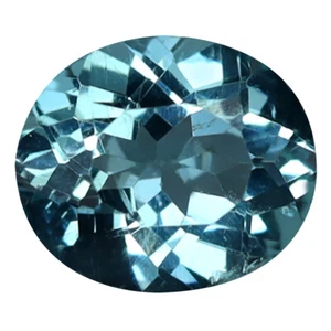 1.17 ct Superb Oval Cut (7 x 6 mm) Brazil Paraiba Blue Apatite Natural Gemstone - Picture 1 of 1