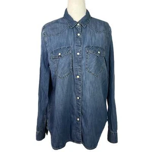 PRE-OWNED - Gap Denim Long Sleeve Shirt - Picture 1 of 3