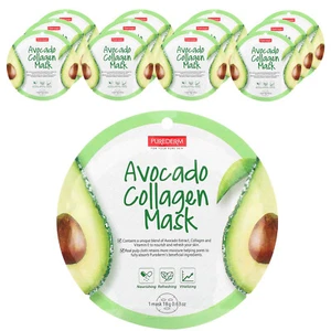 Avocado Collagen Beauty Mask, 12 Sheets, 0.63 oz (18 g) Each - Picture 1 of 3