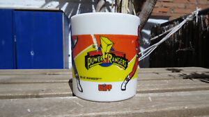 Power Rangers 1996 vintage plastic mug cup Wipp Express