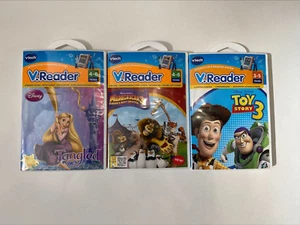 V.Reader Learning THREE GAMES (Toy Story 3, Madagascar 3, Tangled) FREE SHIP🔥 - Picture 1 of 4