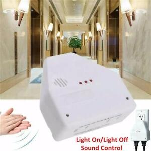 Clap On/Off Light Voice Switch Sound Activated Wireless Wall Switch The Clapper