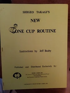 Shigeo Takagi's New One Cup Istruzioni di Routine di Jeff Busby - Foto 1 di 5
